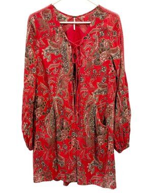chinese dress ladies NWT Intimately Free People Coral 